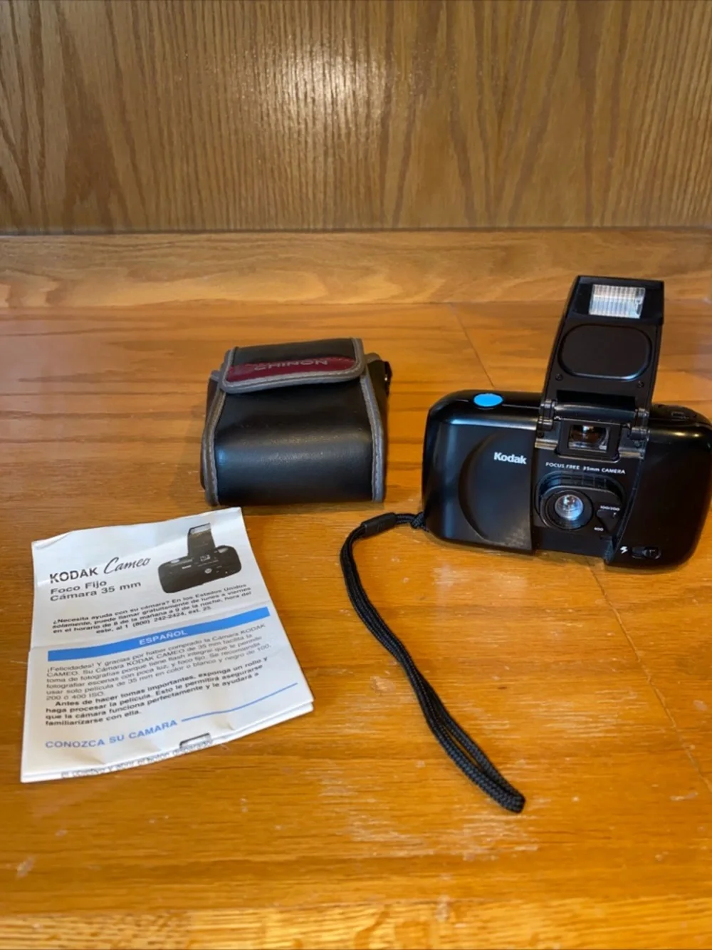 Kodak Cameo Focus Free 35mm Film Camera with Flash – Untested